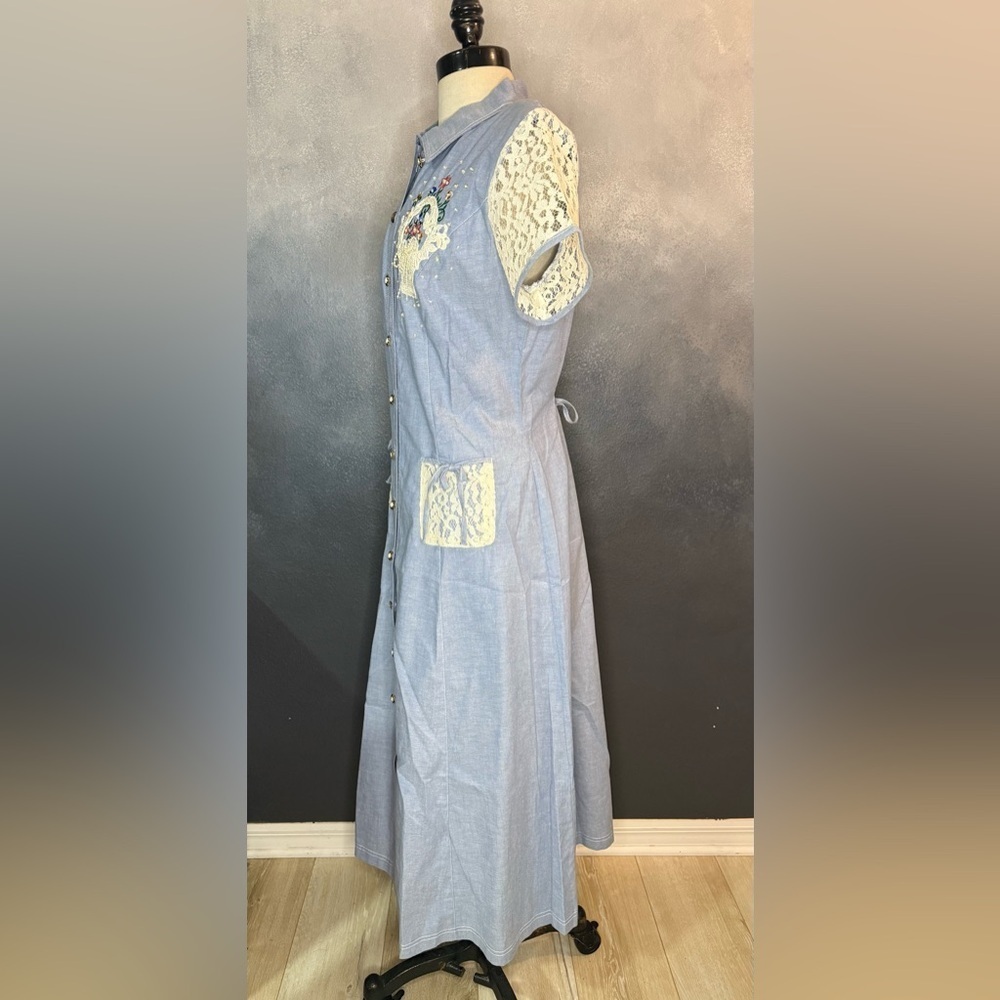 Vintage "Lacy Afternoon" by Shell Kepler Dress — ✨NWT✨ - Picture 9 of 11